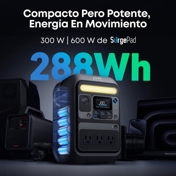 Portable Power Station Anker SOLIX C300 288Wh 300W