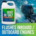 thumbnail image 6 of Better Boat De-Salt Concentrate Salt Remover Flusher for Motors Marine Watercraft Engines Flush Winterize Cleaner (1 Gallon), 6 of 8