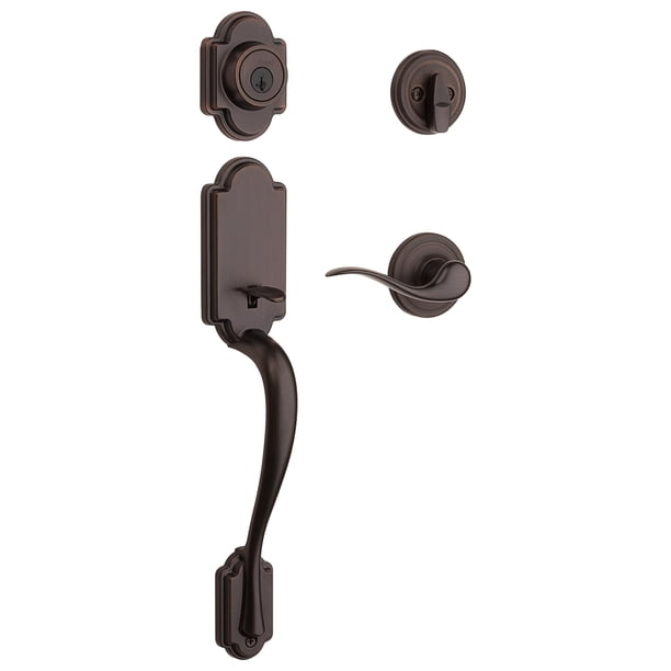 Cerradura para Puerta Kwikset Arlington Acero Bronce Veneciano con SmartKey
