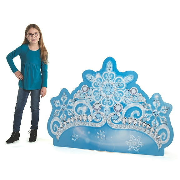 Winter Princess Crown Standup - Party Decor - 1 Piece