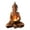 Copper BB, variant on Gieenan Resin Buddha Statue Figurine with Tea Light Candle Holder Incense for Burner Candlestick Antique Meditating Sitting Sculpture Decoration for Home Garden Patio