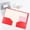 Red, variant on VKQNRGS Heavy Duty Plastic Pocket Folders, A4 Two Pocket Document Folder With Card Slot, Flexible Water Resistant Poly File Folder, 6 Assorted Pastel Tones For S-chool & Business