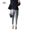 thumbnail image 1 of Pantalones de traje Mujer Primavera Estudiante Pantalón largo informal suelto recto, Gris, 3XL Noticed AP001316-06B, 1 of 7