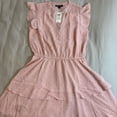 thumbnail image 3 of INC International Concepts PALE MAUVE Women's Tiered Mini Dress, US X-Large, 3 of 4