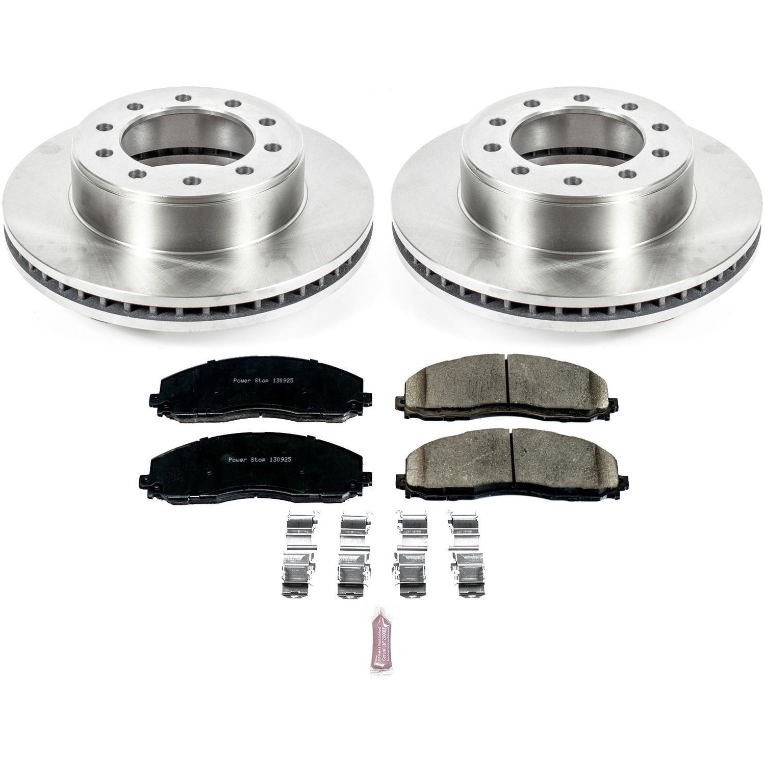 PowerStop Front Stock Replacement Brake Pad and Rotor Kit Fits: FORD Select Models KOE8029