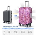 thumbnail image 4 of Daiia Pink Roses Luggage Cover, Thickened Washable Travel Luggage Covers, Elastic Unique Baggage Covers for 18-20 inch Luggage-Large, 4 of 7
