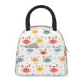 thumbnail image 1 of Disketp Colorful Crabs Bolsa Térmica para Almuerzo, Lonchera con Abertura Amplia y Gran Capacidad, Organizador Reutilizable para Mujeres, Hombres y Adultos, 1 of 6