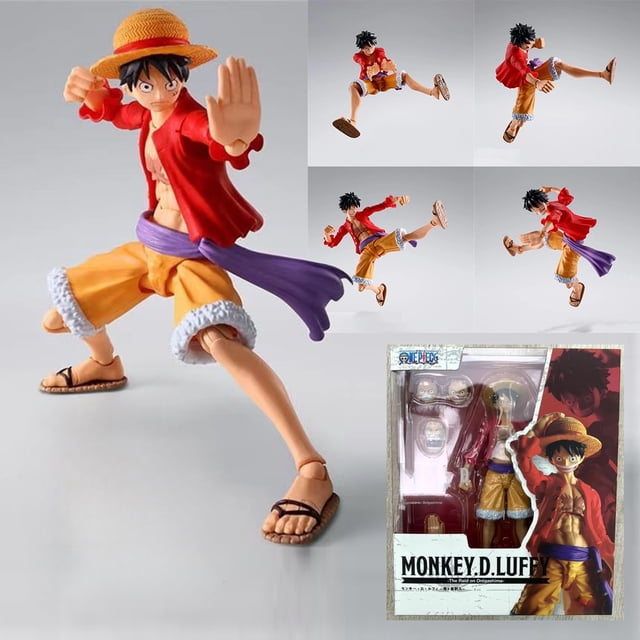 Anime Original One Piece Luffy S.H.Figuarts Monkey D. Figuras de acción de Luffy, The Raid on Onigashima, juguetes de colección, regalos de cumpleaños1044