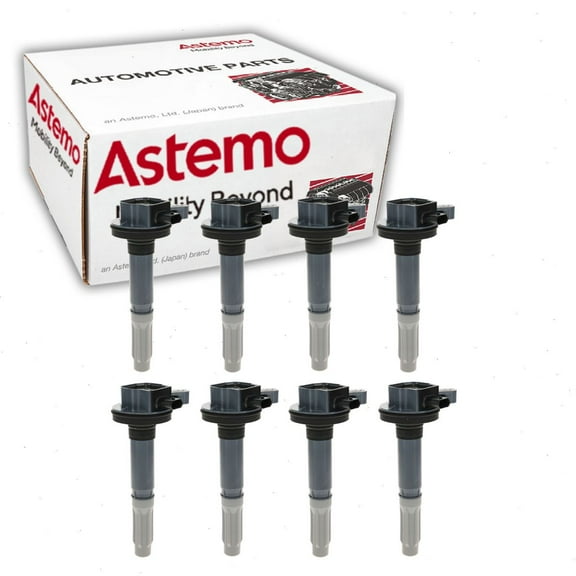 8 pc Hitachi Ignition Coils compatible with Ford F-150 5.0L V8 2016-2017