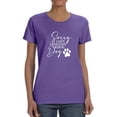 thumbnail image 1 of Sorry Have Plans Petparent Shaped T-Shirt Women -Smartprints Designs, Female 3X-Large, 1 of 5