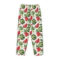 thumbnail image 4 of Kdxio Women's Comfy Stretch WatermelonsPrint Drawstring Pajama Pants-Small, 4 of 9