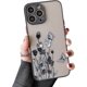 thumbnail image 1 of Compatible with iPhone 13 Pro Max Case Cute, Matte Anti-Scratch Clear Black Floral Butterfly Rose Shockproof Lightweight Protective Case for iPhone 13, 1 of 4