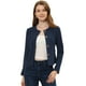 thumbnail image 1 of Chaqueta De Mujer Con Botones Cortos Y Ligeros Vintage De Otoño Con Bolsillos Azul Marino L, 1 of 5