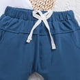 thumbnail image 4 of mgoYE Baby Boy First Birthday Outfit Letters Printed Short Sleeve Shirt Tops Shorts Set Cute Cake Smash Outfit(White,6-12 Months), 4 of 7