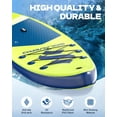 thumbnail image 6 of SOLAVERO 10'6" Inflatable Stand Up Paddle Board, Ultra-Light SUP Board with Accessories, Anti-Slip EVA Deck for Adults, 6 of 8