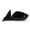 Left, variant on PIT66 Power Mirror Left Driver Side Fit for Honda Accord Sedan 2018-2022 3-Pin Manual Folding Glossy Black