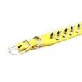 thumbnail image 3 of Spiked Studded Rivet Leather Dog Collar for Cats Puppy Small Medium PetsYellowM 42*2.5CM, 3 of 8
