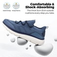 thumbnail image 5 of Fittington Men's Wide Walking Shoes - Mens Slip on Shoes with Arch Support & Thick Cushioned Sole for Plantar Fasciitis, Swollen feet, Bunions, 5 of 12
