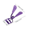 thumbnail image 2 of Unique Bargains 1 Pcs Women Portable Eyelash Curler for Beauty Parlor Business Travel Carbon Steel PS Purple, 2 of 4