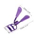 thumbnail image 2 of Rizador de pestañas portátil para mujeres 1 Pcs Unique Bargains para negocios de salón de belleza y viajes, acero al carbono PS morado, 2 of 3