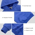 thumbnail image 4 of BIG ELEPHANT Boys Hooded Sweatshirt Fleece Pullover Hoodies Long Sleeve Warm Hoodie Sweatshirts with Pocket for Kids, 4 of 11