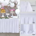 thumbnail image 4 of Table Skirt Pleated Ruffle Tablecloth For Wedding Birthday Party Baby Shower Table Decoration, 4 of 9