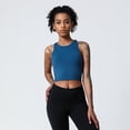 thumbnail image 4 of Chaleco de yoga de verano para mujer, sujetador deportivo con espalda en V y escote en V, top deportivo para correr y fitness, 4 of 6