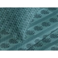 thumbnail image 4 of Ambesonne Damask Quilted Bedspread Set 3 Pcs, Medieval Gothic Rococo, King Size, Petrol Blue, 4 of 5