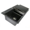 thumbnail image 7 of Nantucket Sinks PR3420PS-BL Prep Station Toprmount Granite Composite Black, 7 of 7