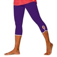 thumbnail image 6 of iHPH7 Women's Capri Leggings Tummy Control Capri Pants for Women Capri Yoga Pants Compression Leggings for Women Workout Capris for Women Athletic Leggings for Women Dark Purple XL, 6 of 8
