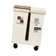 thumbnail image 4 of Cubo de basura de cocina con ruedas, contenedor de basura rectangular, impermeable. 24 litros, 4 of 9