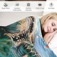 thumbnail image 3 of Orinice Turtle Fish Ocean Warm Lightweight Blanket Soft Fleece Blankets All Seasons Bed Couch Sofa Decor Gifts - Multiple Sizes Available 50x60in, 3 of 6