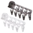 thumbnail image 2 of ¡Descuentos Especiales!, 9 piezas de pinzas para calcetines, perchas para ropa interior, toallas, pinzas para ropa de pared, organizador de baño, perchero para colgar ropa Akmoler, 2 of 9