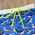 thumbnail image 3 of Faithtur Maillot de Bain pour Petits Garçons Requin/étoile/rayé Coupe Basse, 3 of 7