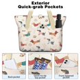 thumbnail image 2 of Tote Bag for Women - Dachshund Shoulder Bag - Large Utility Work Duffle Bag with Zipper Handbag for Travel, Work, Sprots, 2 of 5