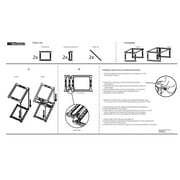 Officemate Plastic Hanging File Folder Frame, 18 Inch, Letter and Legal Size. 1 Set (91961)