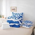 thumbnail image 5 of YST Dark Blue Cowhide Comforter Set - 7-Piece Bull Cattle Cow Print Bedding Set, Queen, 5 of 5