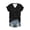 Black, variant on Staron Women's Casual V-Neck Short Sleeve T-Shirt Basic Solid Color Top Layering Loose Fit Everyday Tee, Red M