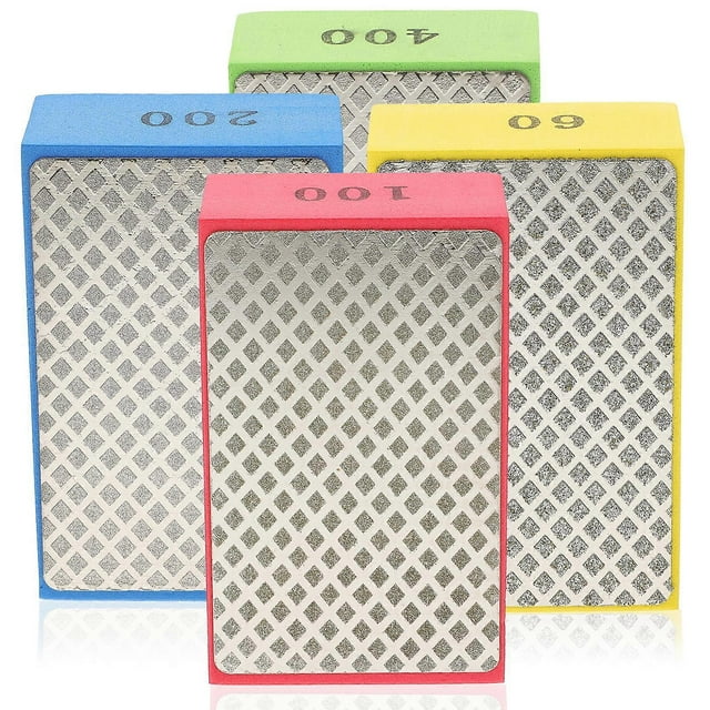 4pcs Diamond Polishing Pads Glass Grinding Pads Sanding Concrete Glass Pads