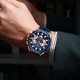 thumbnail image 2 of Reloj Para Hombre Curren 8363 De Cuarzo Seis Pines 45481Blac Azul Como se describe, 2 of 9