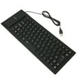 thumbnail image 3 of axGear Waterproof Silicone Keyboard Foldable Flexible USB Mini Dustproof dirt Proof, 3 of 7