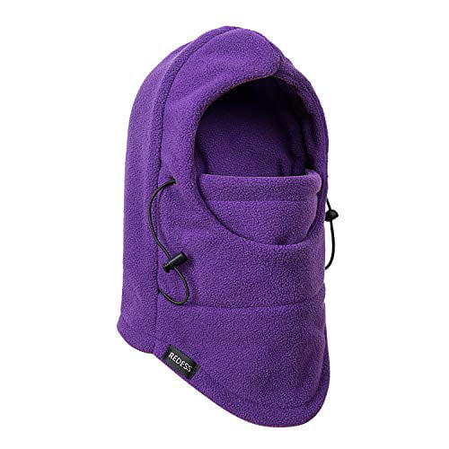 REDESS Kids Winter Windproof Hat Ski Mask with Thick Warm Fleece Face Cover for Kids Unisex Children Heavyweight Balaclava