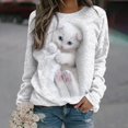 thumbnail image 5 of Sudadera con capucha de gato encantadora, sudaderas con cuello redondo a la moda para mujer, sudaderas para mujer, jerséis kawaii, abrigo Y2k, ropa kawaii, ropa con capucha de primavera, 5 of 5