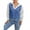 Blue, variant on Women's V-Neck Sweater Pullover Cable Knit Vest Solid Color Sleeveless Vest Pullover