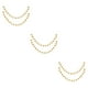 thumbnail image 4 of Kearding Paquete de 6 colgantes de estrellas, adornos colgantes con purpurina Extra fina, regalo creativo, suministros para fiestas, Type1 NO1, 4 of 6