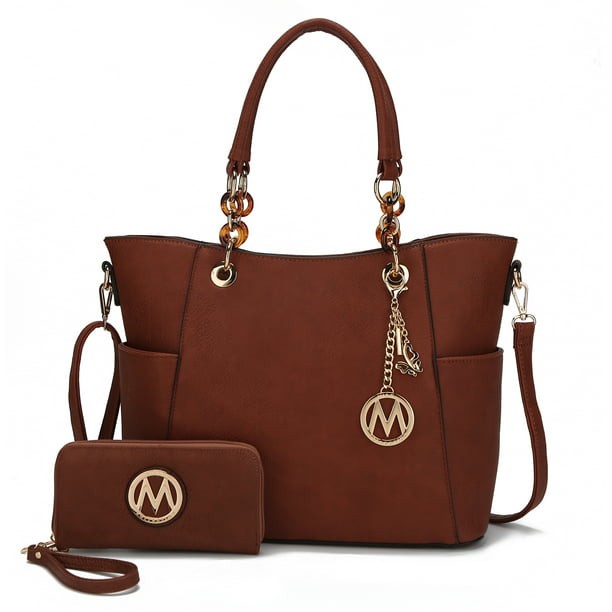 MKF - MKF Collection Bonita Tote Bag with Wallet By Mia K. - Cognac ...