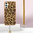 thumbnail image 7 of Slim Fit Case for Samsung Galaxy A25 5G, Luxury Pattern Adjustable Crossbody Lanyard Shoulder Neck Strap Clear Design Case for Women Girl Teen Silicone Soft for Samsung Galaxy A25 5G, Leopard, 7 of 7