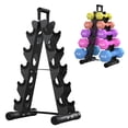 thumbnail image 1 of Soporte para mancuernas AmazeFan con diseño de marco en A de 5 niveles, 1 of 7