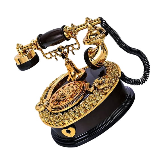 NICEXMAS Charming Retro Music Box Black ABS Desktop Adornment for Storage