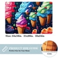 thumbnail image 2 of Ice Cream Polyester Outdoor Carpet Game Mat Floor Mats: Non-Slip & Machine Washable, 2 of 6